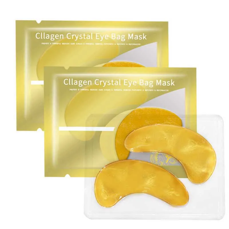 24K Gold Eye Mask View 2