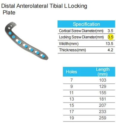 Lower Limb Locking Plate