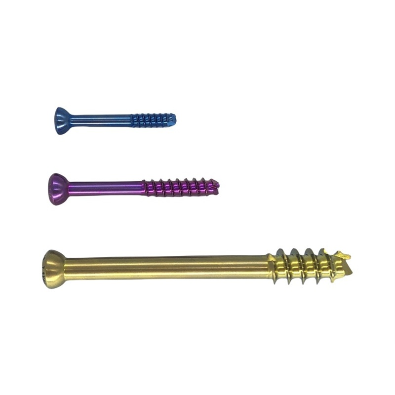 Titanium Orthopedic Implants Fixation Surgical Cannulated Screw