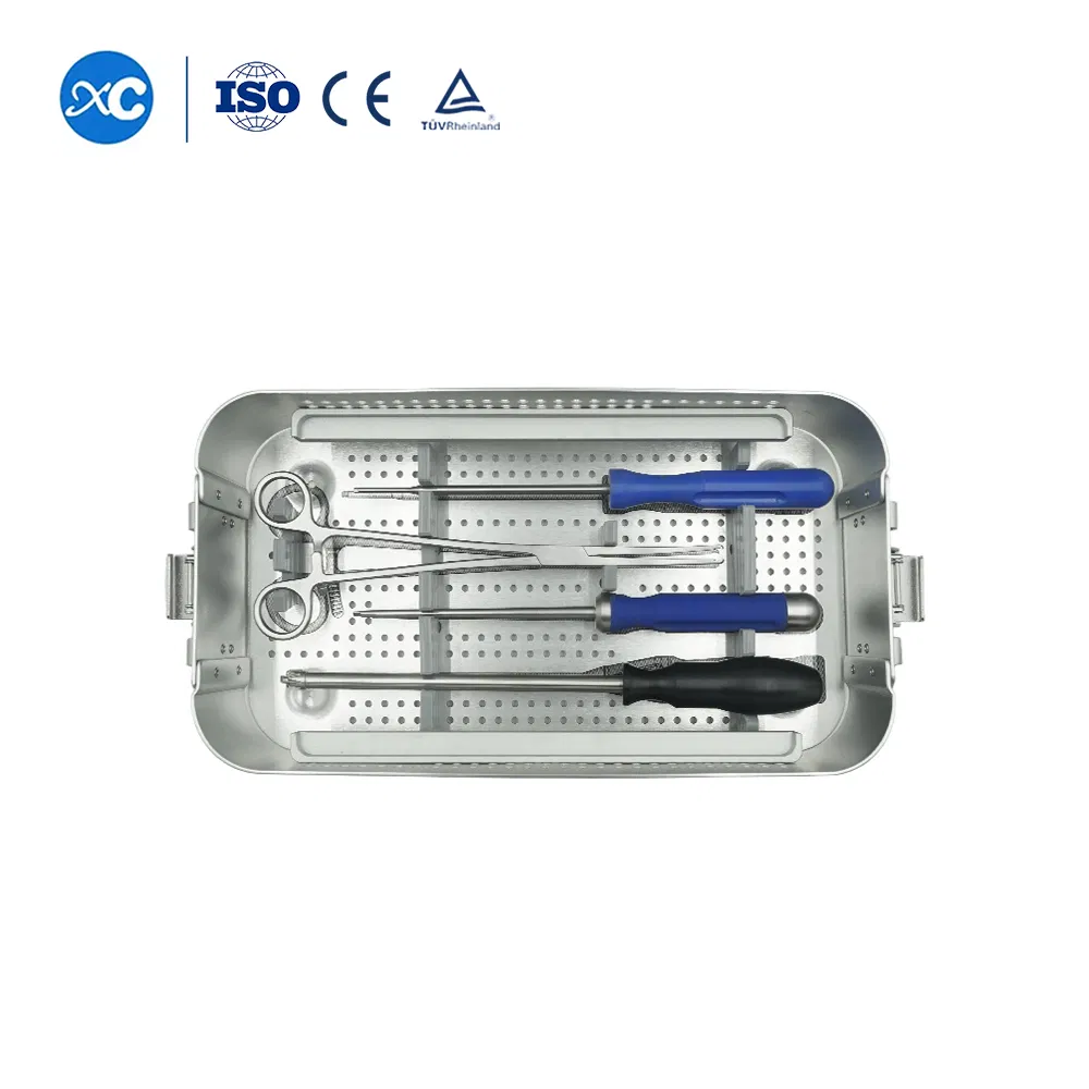 Factory Direct Supply Cervical Orthopedic Implants Expandable Titanium Cage Instrument Set