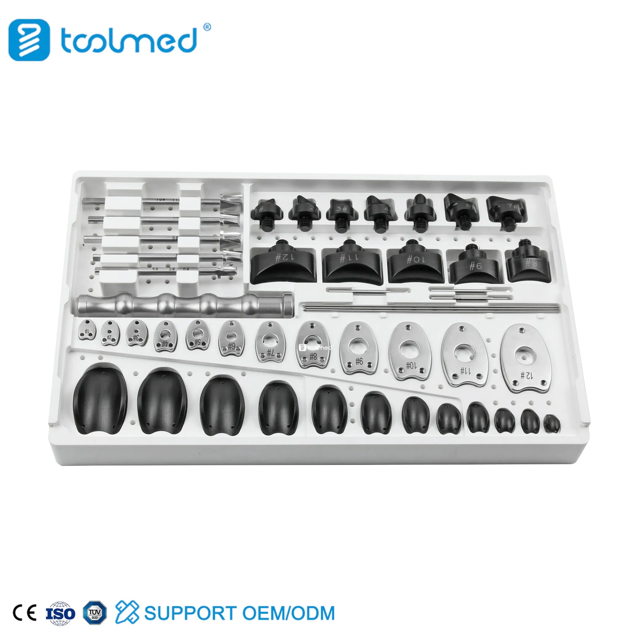 Veterinary Orthopedic Knee Prosthesis Replacement Medical Kit Patellar Groove Replacement (PGR) Instrument Set for Pet Surgery