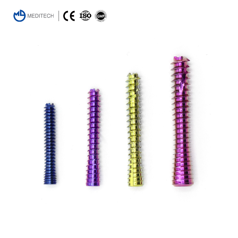 Orthopedic Implants Titanium Medical Bone Screws Cannulated Headless Compression Screw