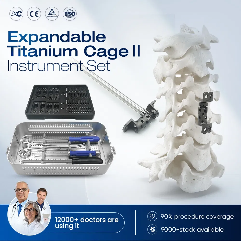 Titanium Cage Instrument Set Banner