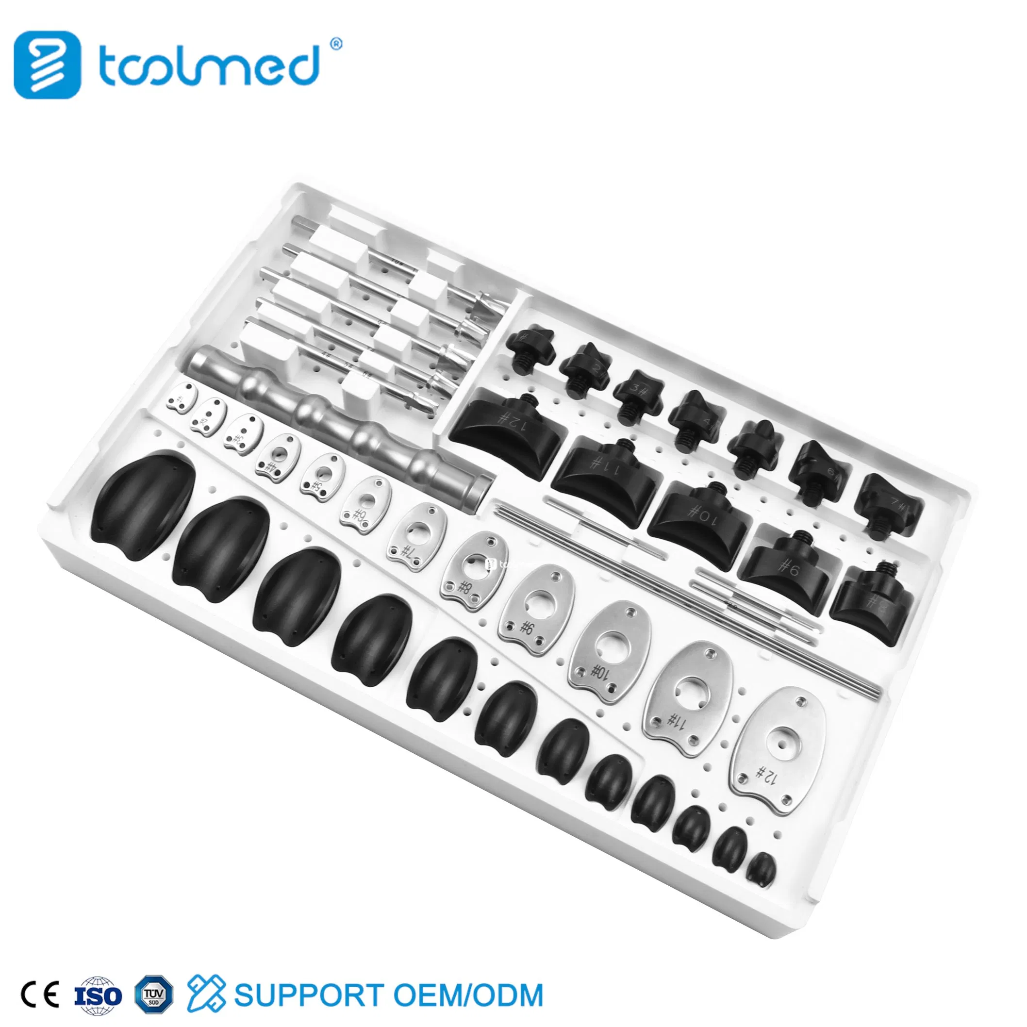 Veterinary Orthopedic Knee Prosthesis Replacement Medical Kit Patellar Groove Replacement (PGR) Instrument Set for Pet Surgery