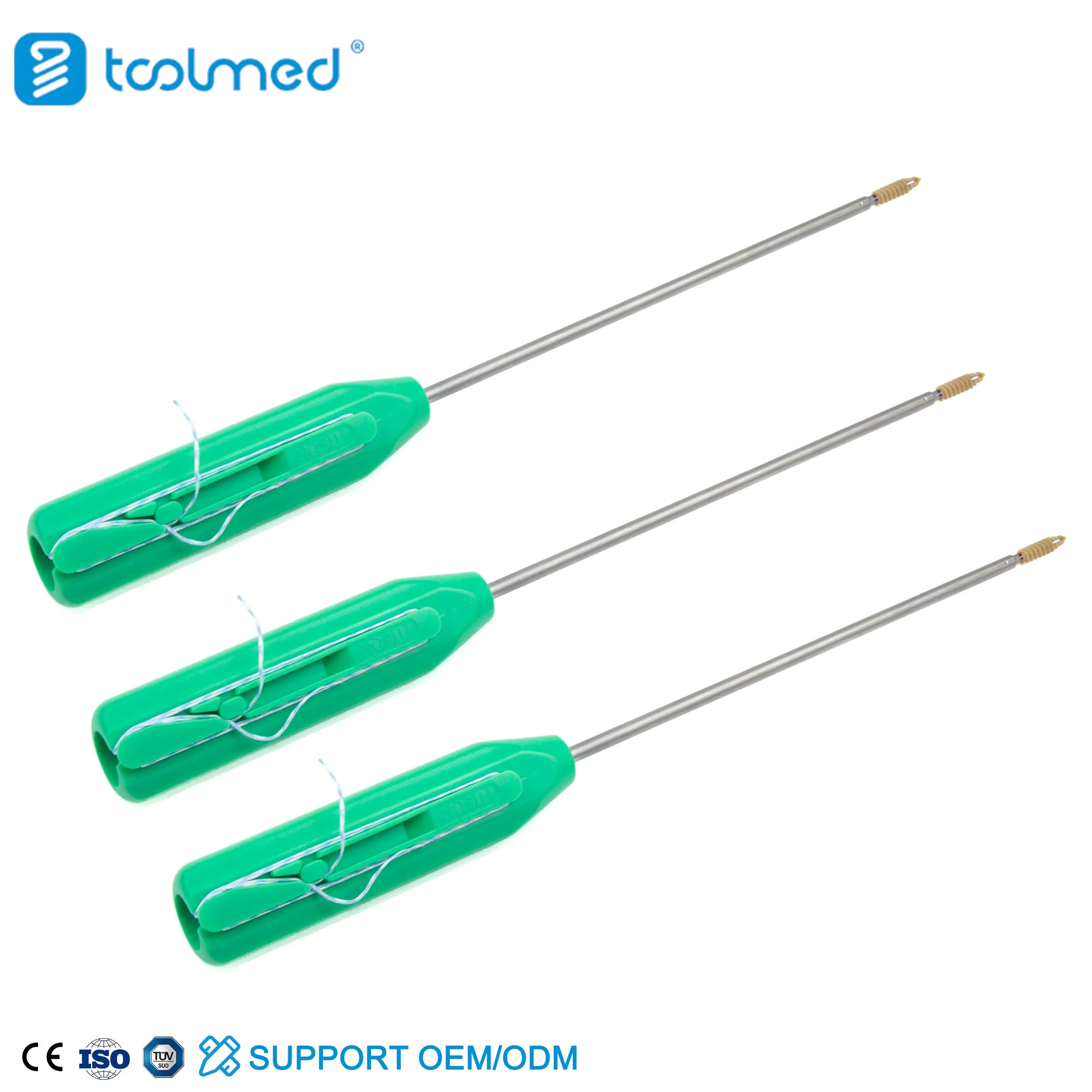 Knotted Titanium Suture Anchor (without no seams nor needle work)