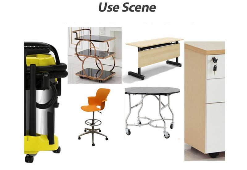 Office Chair Rollerblade Swivel Wheel Casters Total Lock Replacement Chair Casters