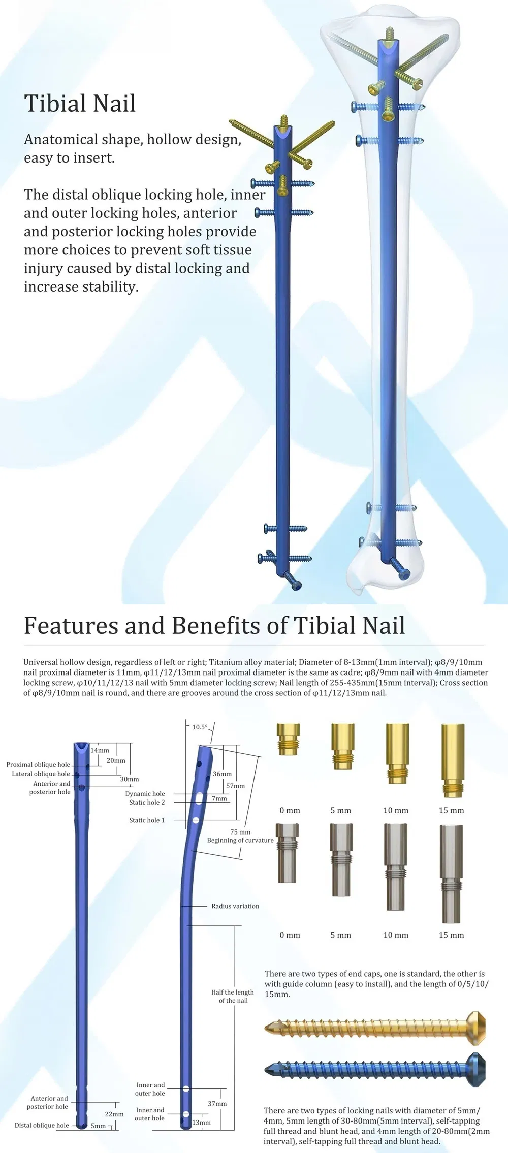 Surgical Expert Tibia Intramedullary Nail Main