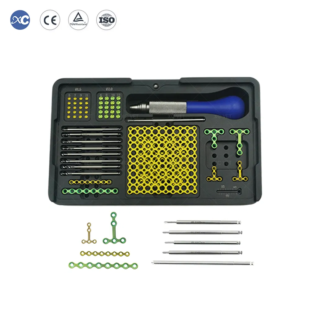 Hot Sale Veterinary Surgical Implant Instrument Set Cmf Maxillofacial Orthopedic Instrument Set