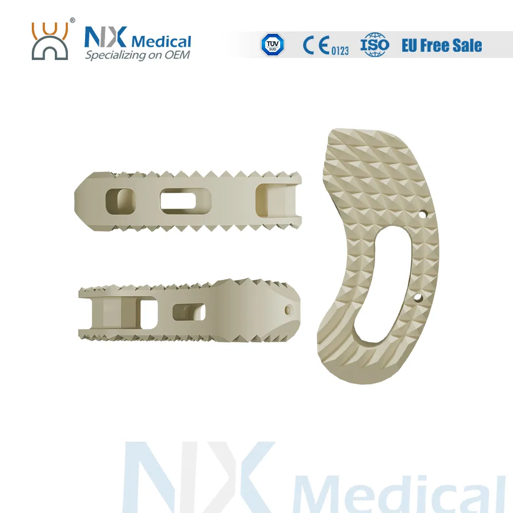 Nx Medical OEM Support Titanium Tlif Cage Peek for Posterior Lumbar Interbody Fusion