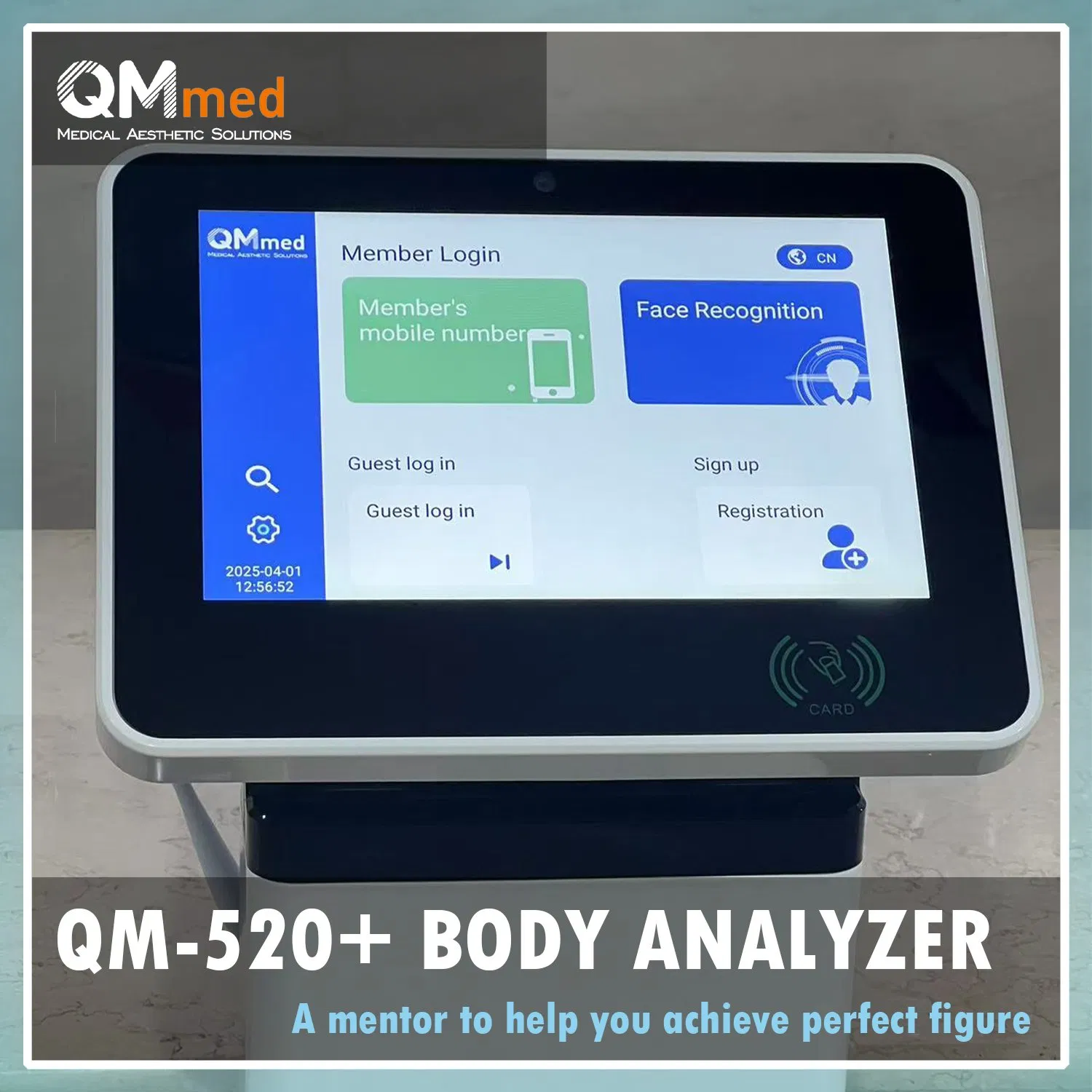 Qm-520+ Body Health Scanner Ai Comprehensive Fat Rate Skeletal Muscle Analysis Measurement Machine The Smart Solution for Full Body Composition Assessment