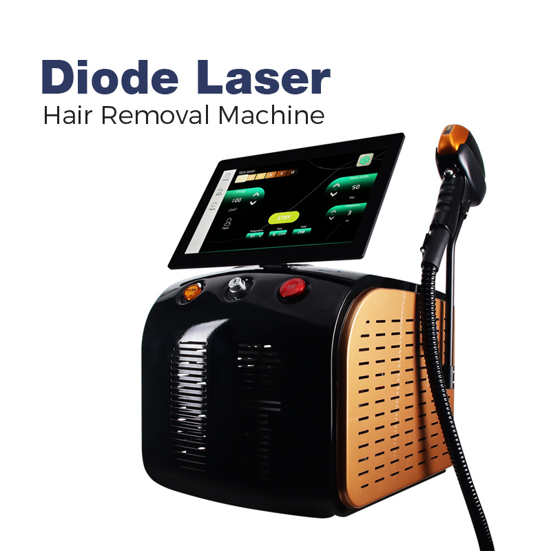 Portable Single Handle Diode Ice Laser Hair Removal Machine High Quality Cooling System for Long Time Hair Removal