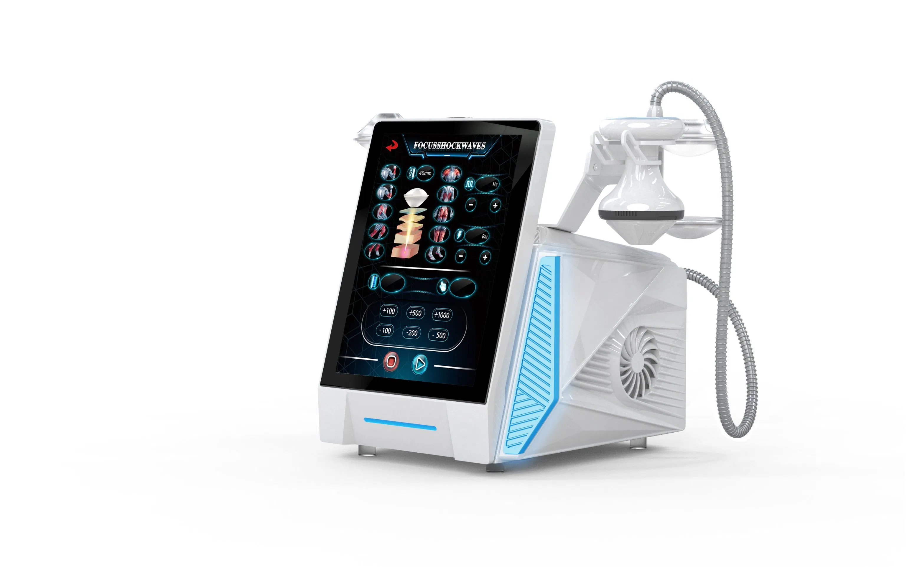 High Quality Single Handle Portable Focusing Device Massage Wave Therapy Device ED Therapy Focusing Machine
