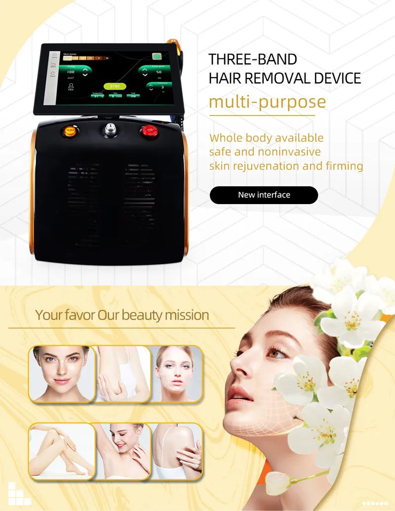 Diode Ice Laser Hair Removal Machine Features