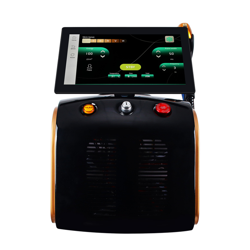 Portable Single Handle Diode Ice Laser Hair Removal Machine High Quality Cooling System for Long Time Hair Removal