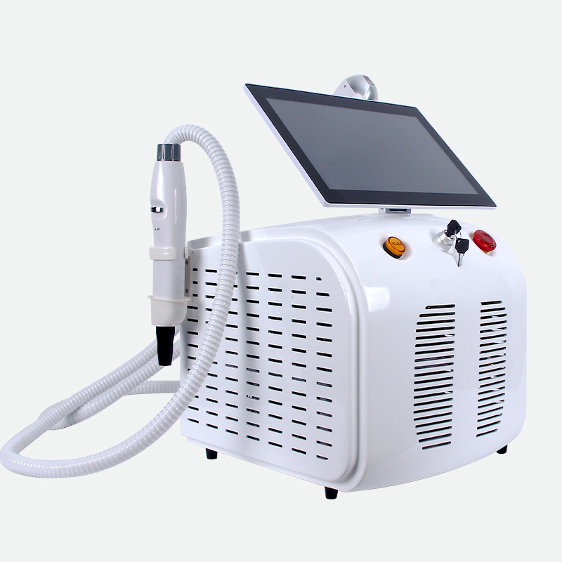 Portable 2 in 1 Laser Beauty Machine Hair Removal Tattoo Removal 808nm Diode Laser Picosecond Laser System