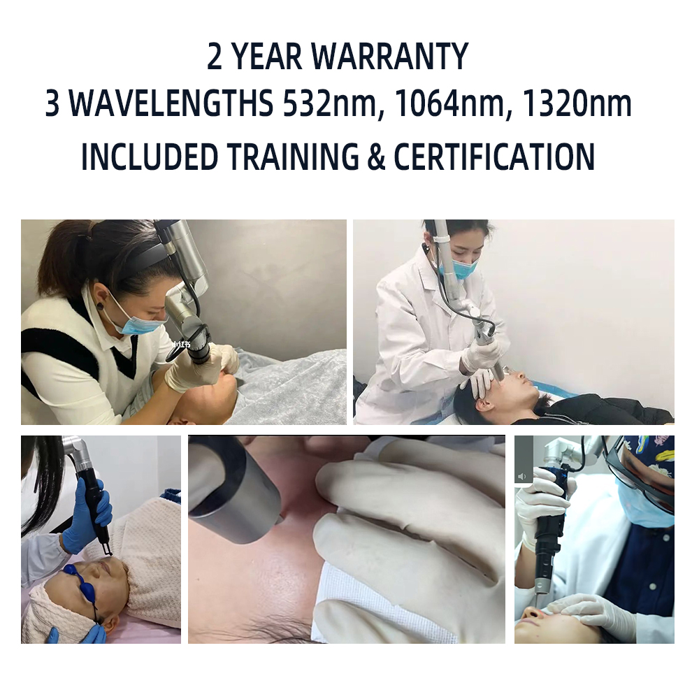Hot Selling Q-Switch NdYag Laser Tattoo Removal Machine for Skin Rejuvenation and Commercial Use