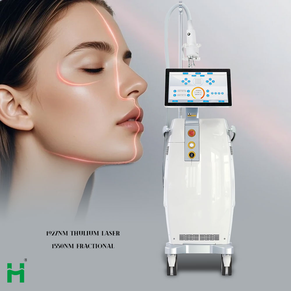 Fiber Laser Fractional Laser Scar Removal Pigmentation Removal Melasma Removal Acne Treatment 1927nm Thulium Laser Machine