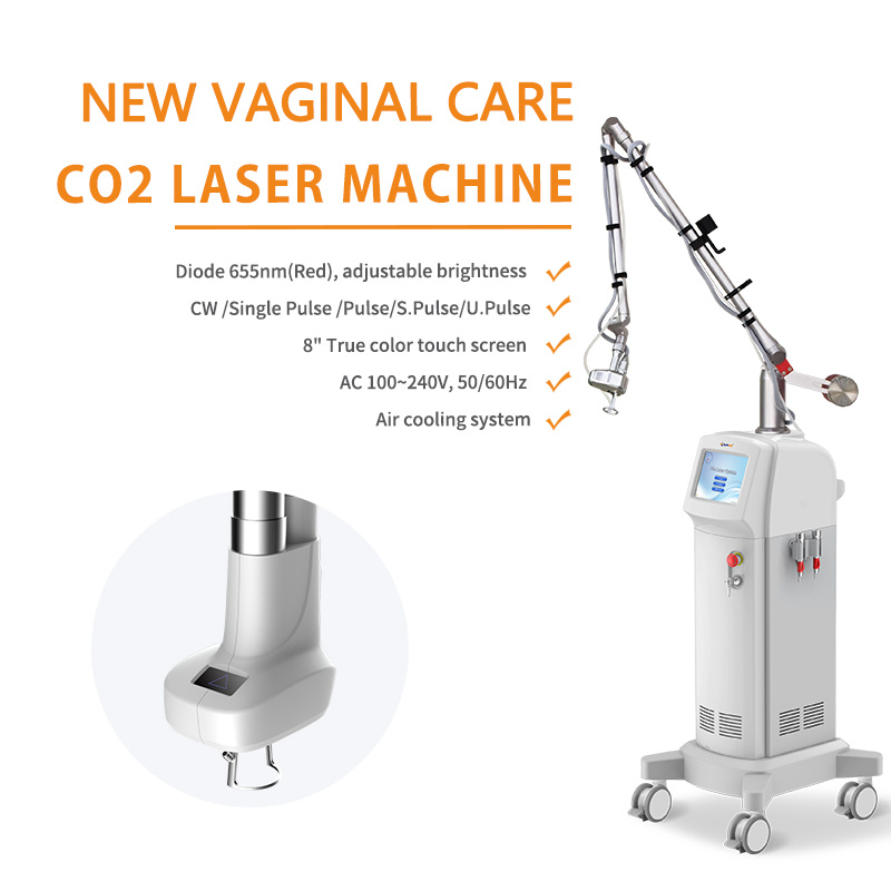FDA Approved Fractional CO2 Laser System with Scanner RF CO2 Laser Beauty Machine with 30W Output Power for Scars Reduction and Stretch Marks Removal