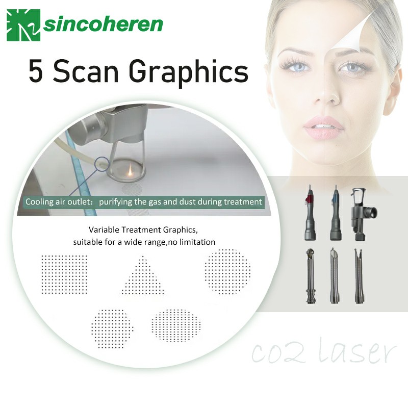 OEM ODM Dermatology Equipment Co2 Fractional Laser Machine Co2 Wart Removal Surgical and Fractional Gynecology 3 in 1