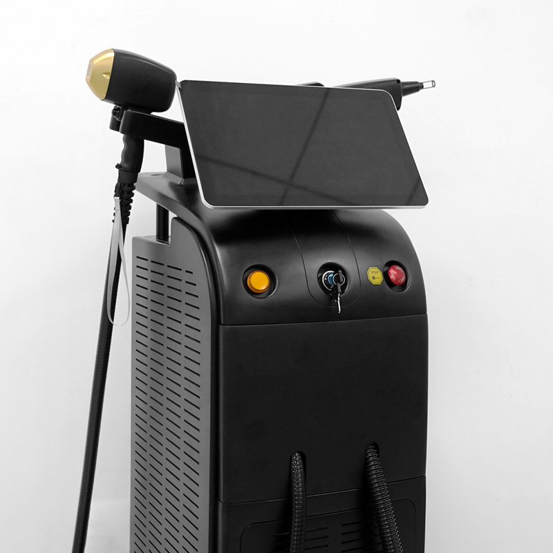 2-in-1 Portable 808nm Diode Laser + Picosecond Q-Switched Nd YAG Cold Laser Machine 3000W Hair Removal System