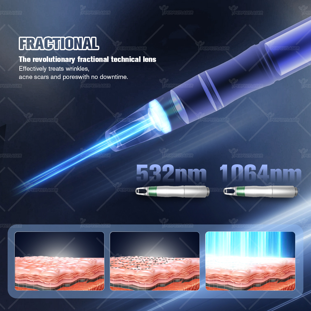 350P Ultra Short Pulse Durations Picosecond Laser Machine Price 532 755nm 1064nm 1320nm Nd Yag Pico Laser Tattoo Removal Device