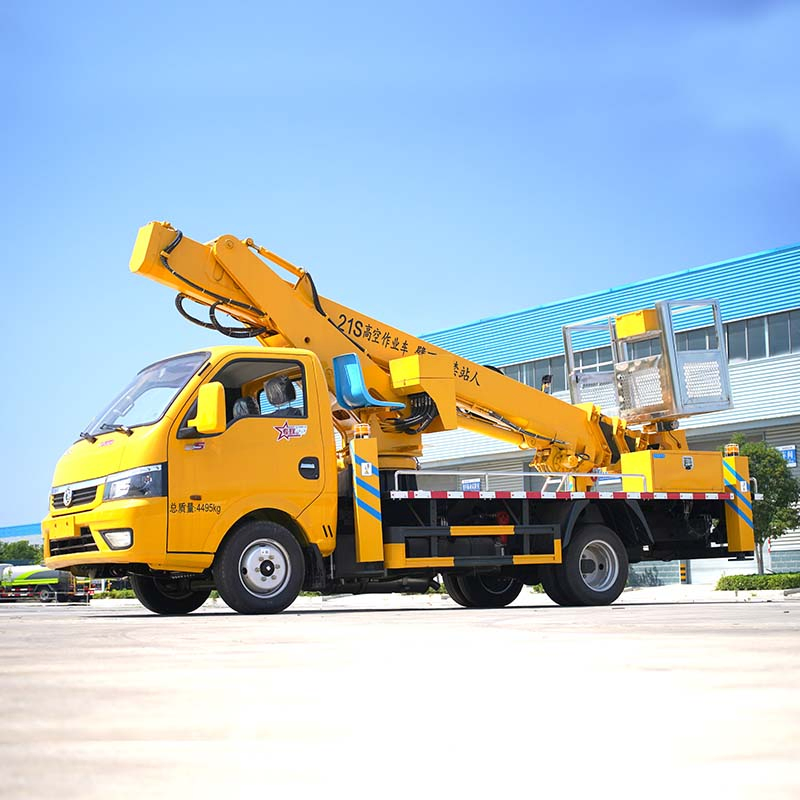 Truck Mounted Boom Lift; Telescopic Boom Aerial Work Platforms; High-Reach Applications; Ideal for High-Altitude Installation Work in Industrial Parks