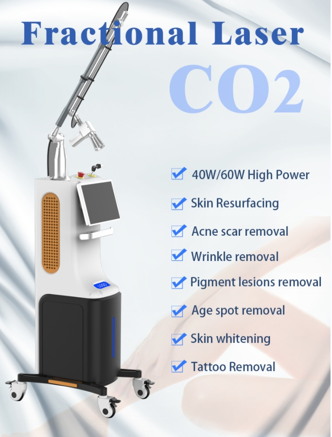 2026 New CO2 RF Laser Wart Removal Machine 360 Degree Vaginal Tightening Fractional Lasers Skin Resurfacing System 60W