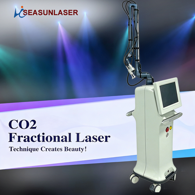 10600nm CO2 Laser Dermatology Equipment Skin Resurfacing Vaginal Rejuvenation Wrinkle Removal Fractional Co2 Laser Machine