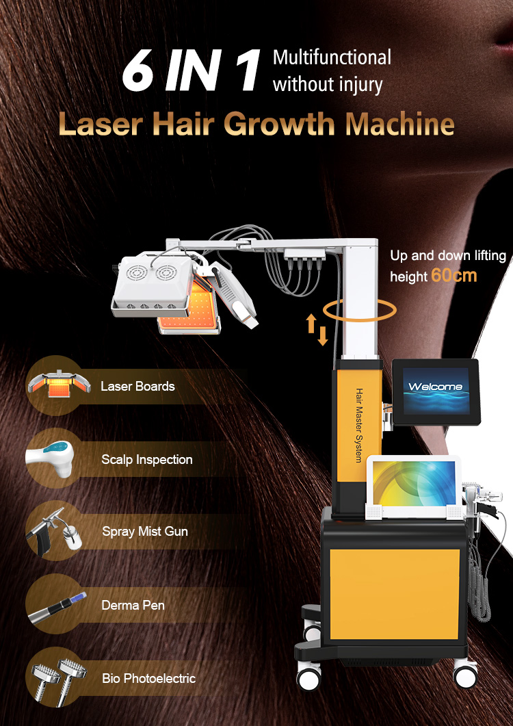 Professional Hair Growth Device Multifunction Scalp Hair Device for Salon and Clinic Use