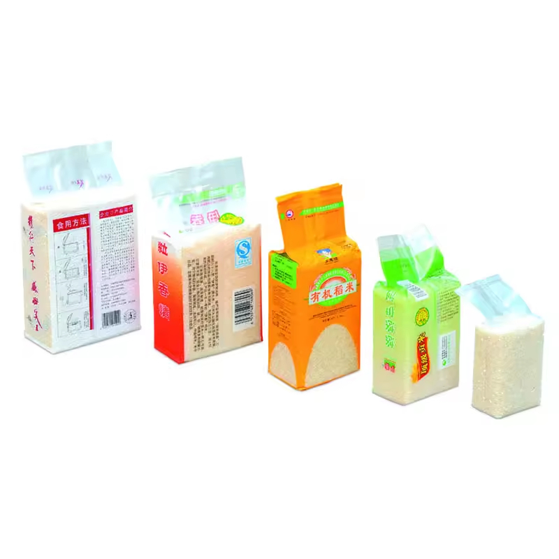Cost-Effective Manual Bagging Vacuum Platform with 6-Side Forming for Refined Rice and Sugar Industries
