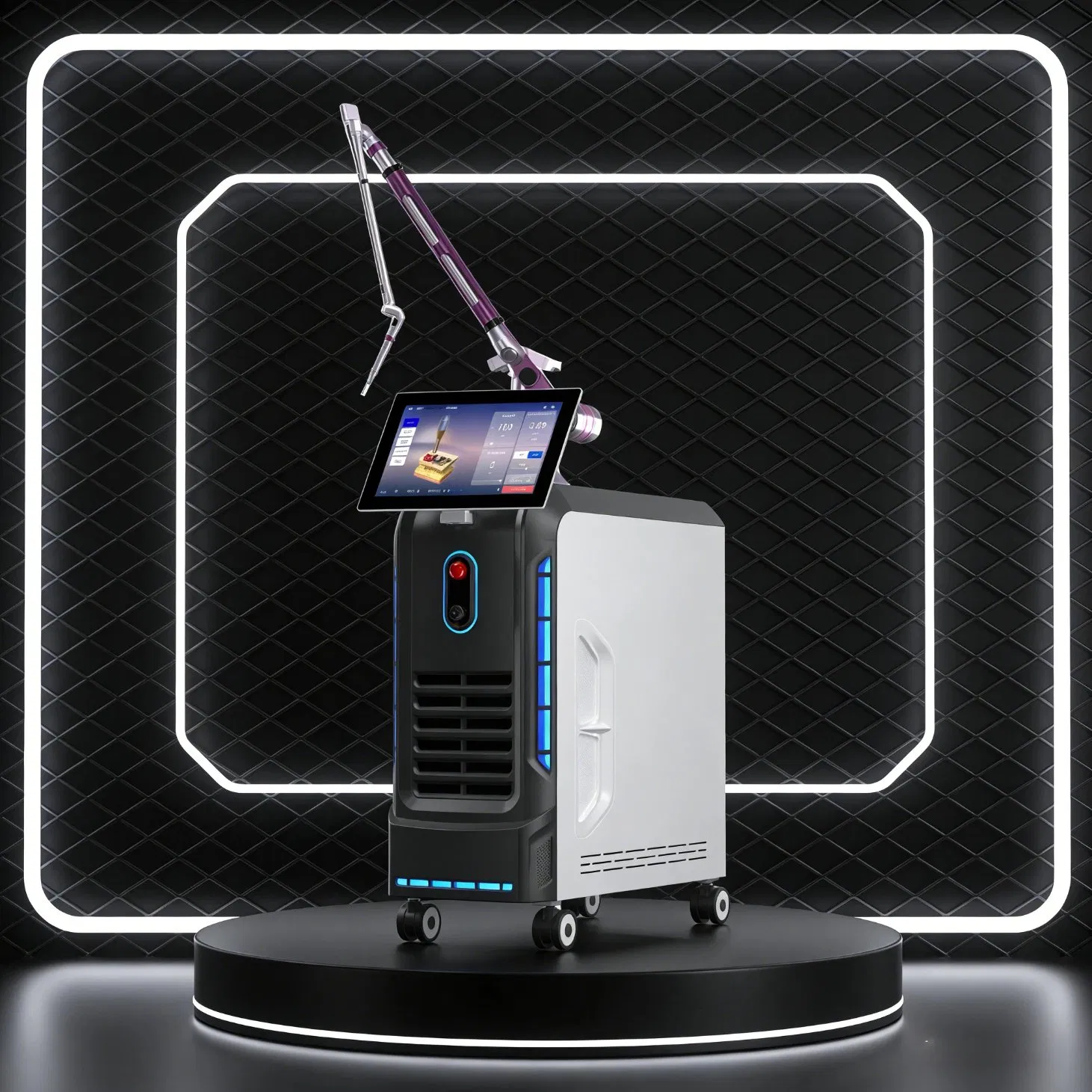 Advanced Laser Tattoo Removal System with Adjustable Wavelengths