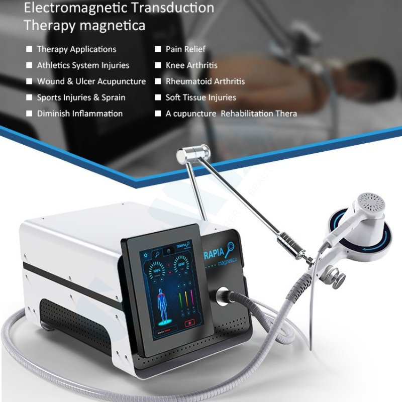 Non Invasive 6t Pemf Magneto Therapy System with 830nm Laser for Inflammation