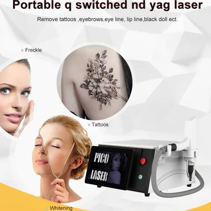 Professional 755/1064/532/1320nm Pico Laser System for Skin Rejuvenation and Carbon Peeling