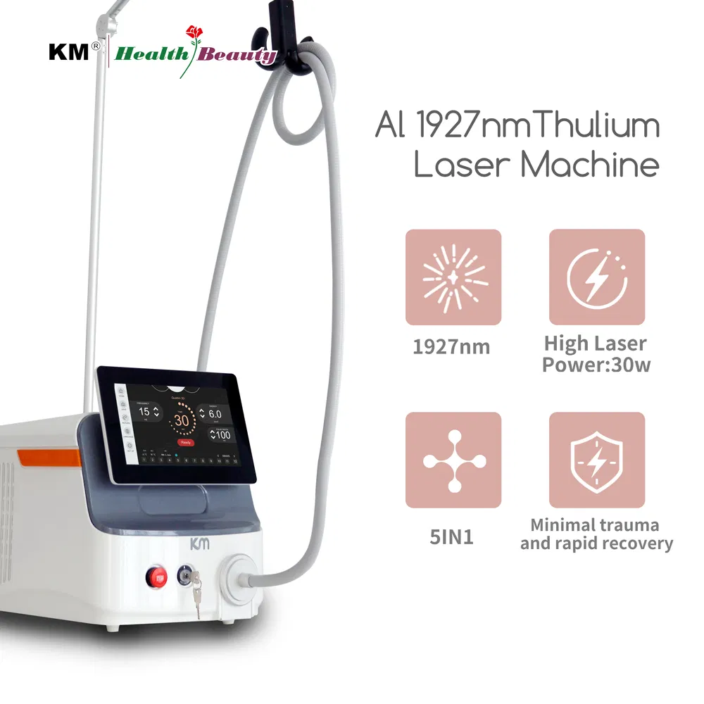 Medical Grade 1927nm Thulium Laser System for Pigment Removal &amp; Skin Tightening, Cooling OEM ODM