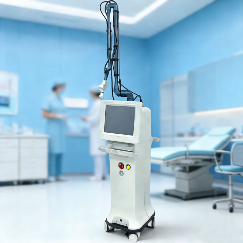 10600nm CO2 Laser Dermatology Equipment Skin Resurfacing Vaginal Rejuvenation Wrinkle Removal Fractional Co2 Laser Machine