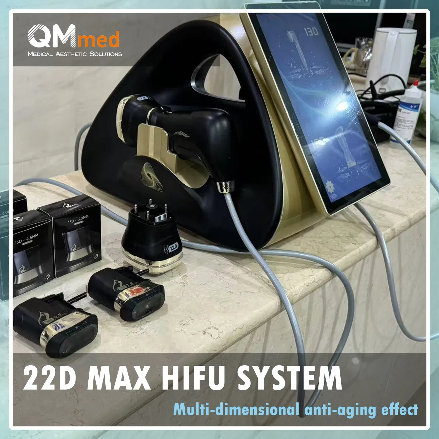 High-Efficiency Hifu Solution 22D Max with Lightweight Packaging for Equipment Protection