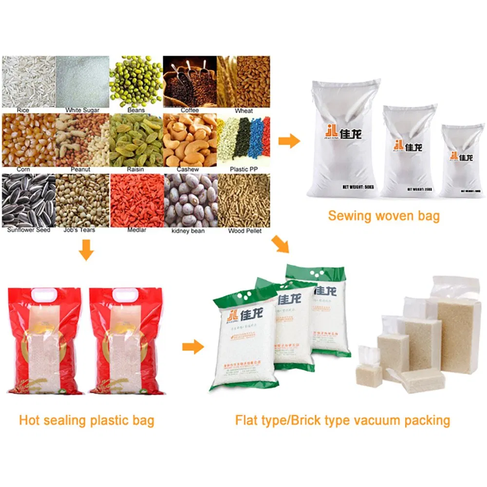 Cost-Effective Manual Bagging Vacuum Platform with 6-Side Forming for Refined Rice and Sugar Industries