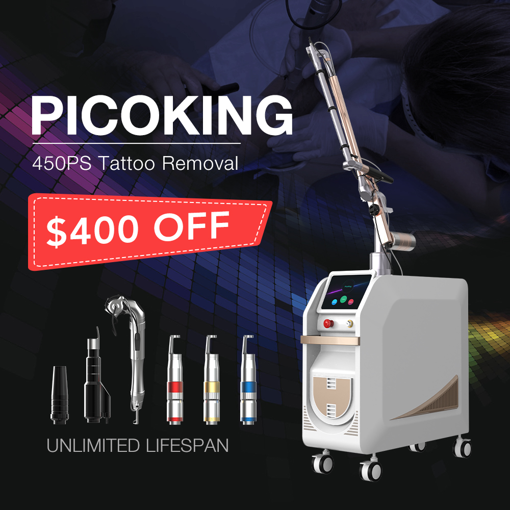 Pain-Free Experience High Performance Pico Laser 532/755/1320/1064 Tattoo Removal Machine Picosecond with Q Switch Nd YAG System