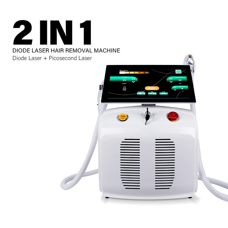 Picosecond Laser 808nm Hair Removal Diode Laser 755nm Tattoo Removal Picosecond Laser Remote Control System 2 Years Warranty Video Manual