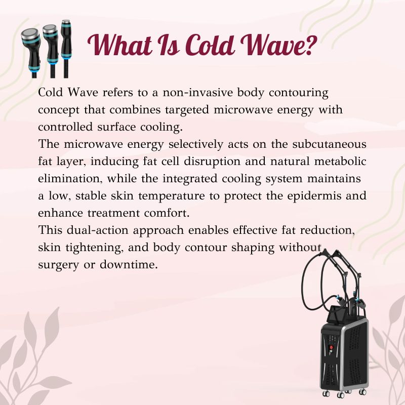 Advanced Cool Wave Body Slimming System for Professional Beauty Clinic Skin Rejuvenation