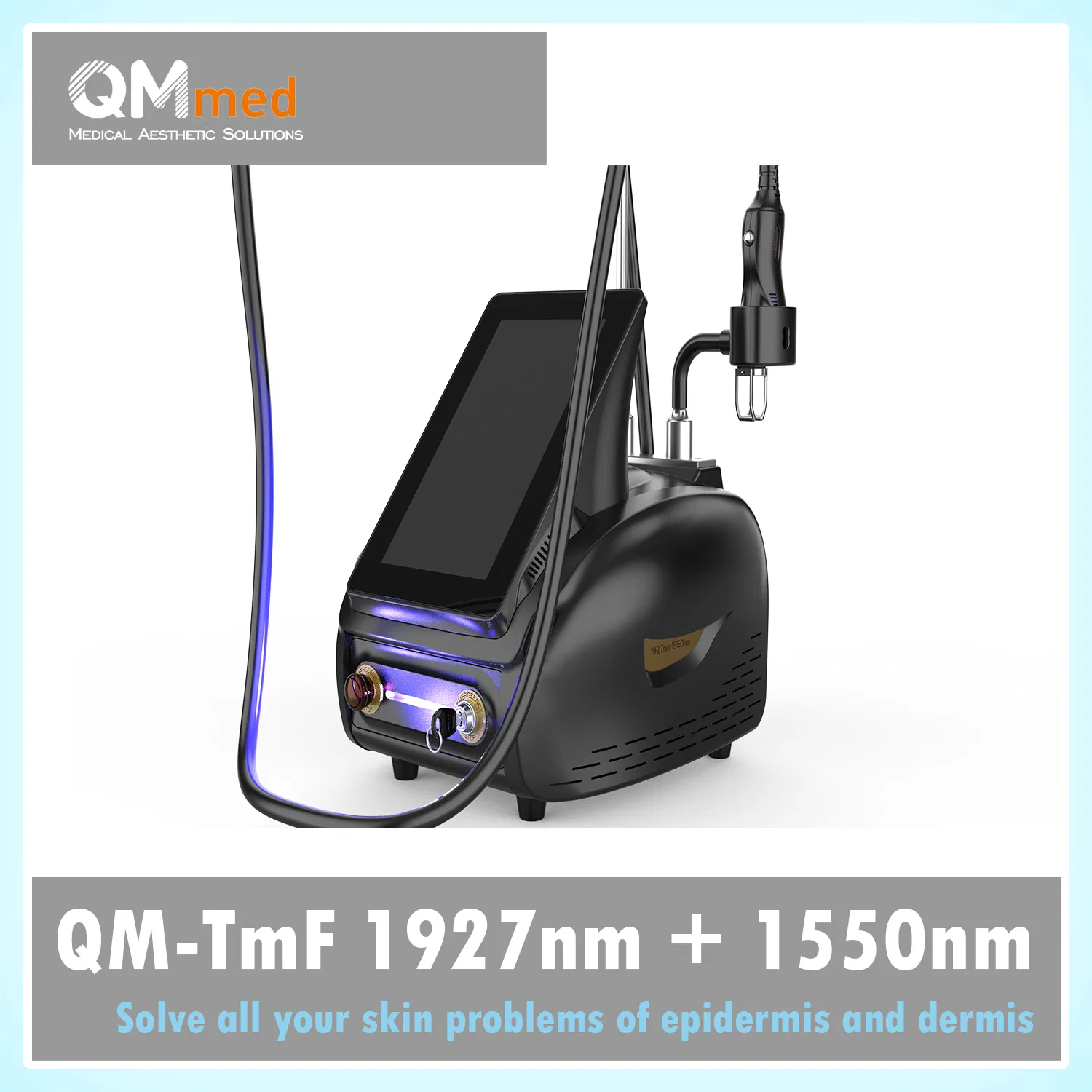Advanced Dual Wavelength Fractional Laser Treatment System 1927nm/1150nm Skin Rejuvenation, Pigment Management &amp; Scar Repair for Home/Professional Use OEM Man