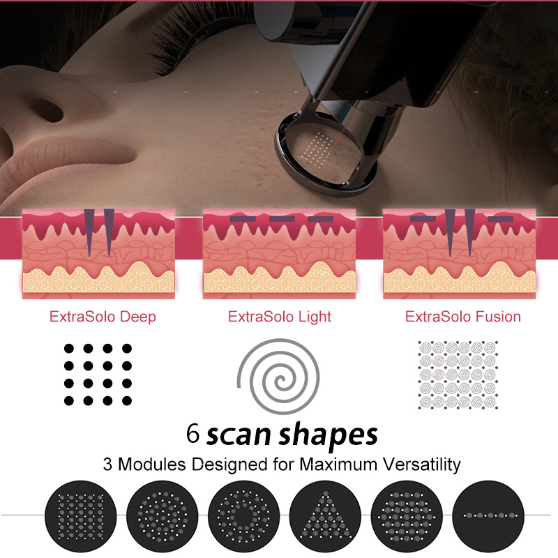 CO2 Fractional Laser Machine RF Ablative Laser for Scar Removal Acne Treatment Skin Resurfacing with Cooling Features Fractional