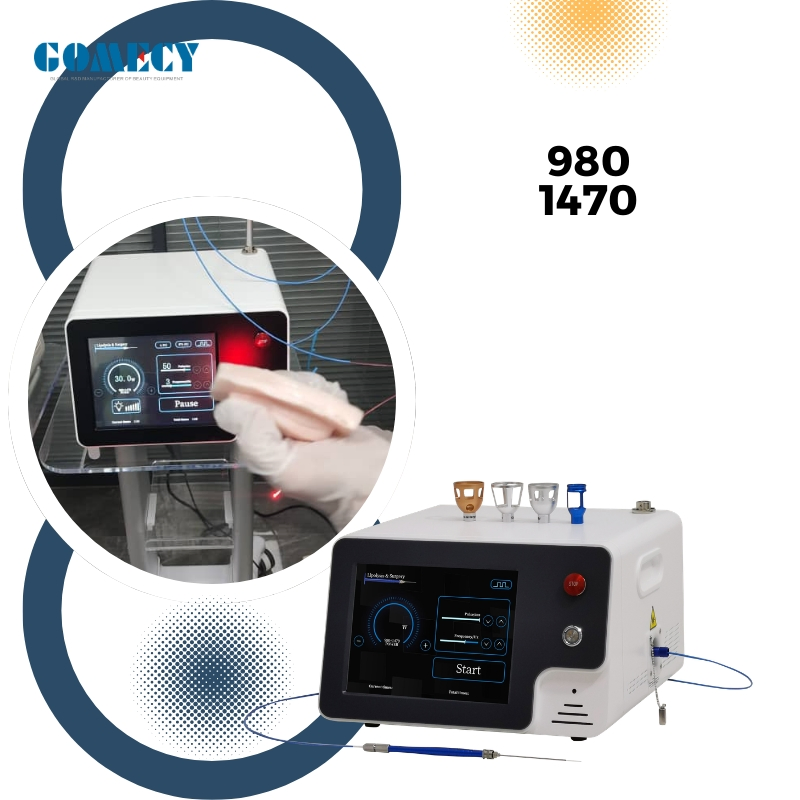 Portable 1470nm Diode Laser Machine for Endovenous Vein Treatment and Body Contouring