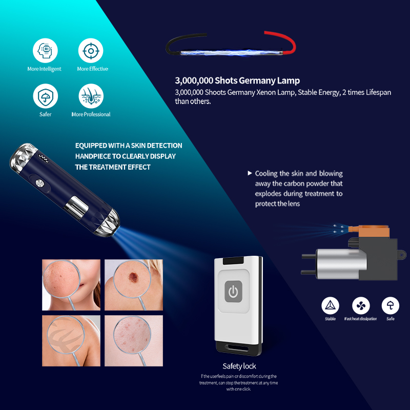 AI System Q Switch Nd Yag Laserl Beauty Machine Pigments Removal 1064nm 532nm 1320nm Tatoo Removal Laser Machine