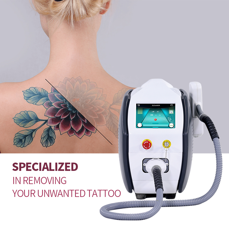 Best Selling Q Switch ND YAG Laser Tattoo Removal Machine For Permanent Makeup Removal Salon Use