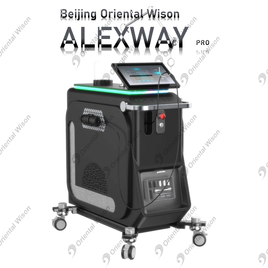 Advanced Smart Big Touch Screen 755 Alexandrite Laser Equipment 755nm 1064nm Home Salon Use Features Dcd Skin Cooling System