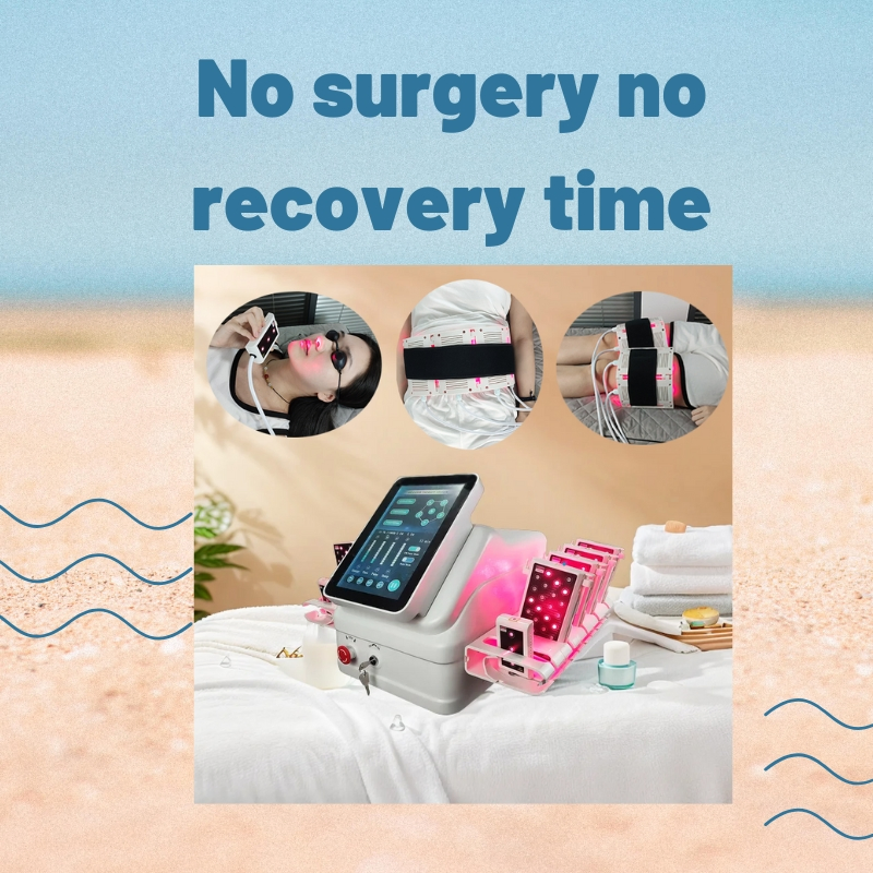 Professional 6D Lipo Laser Weight Loss Beauty Machine for Salon SPA Clinic and Home Use Treatment