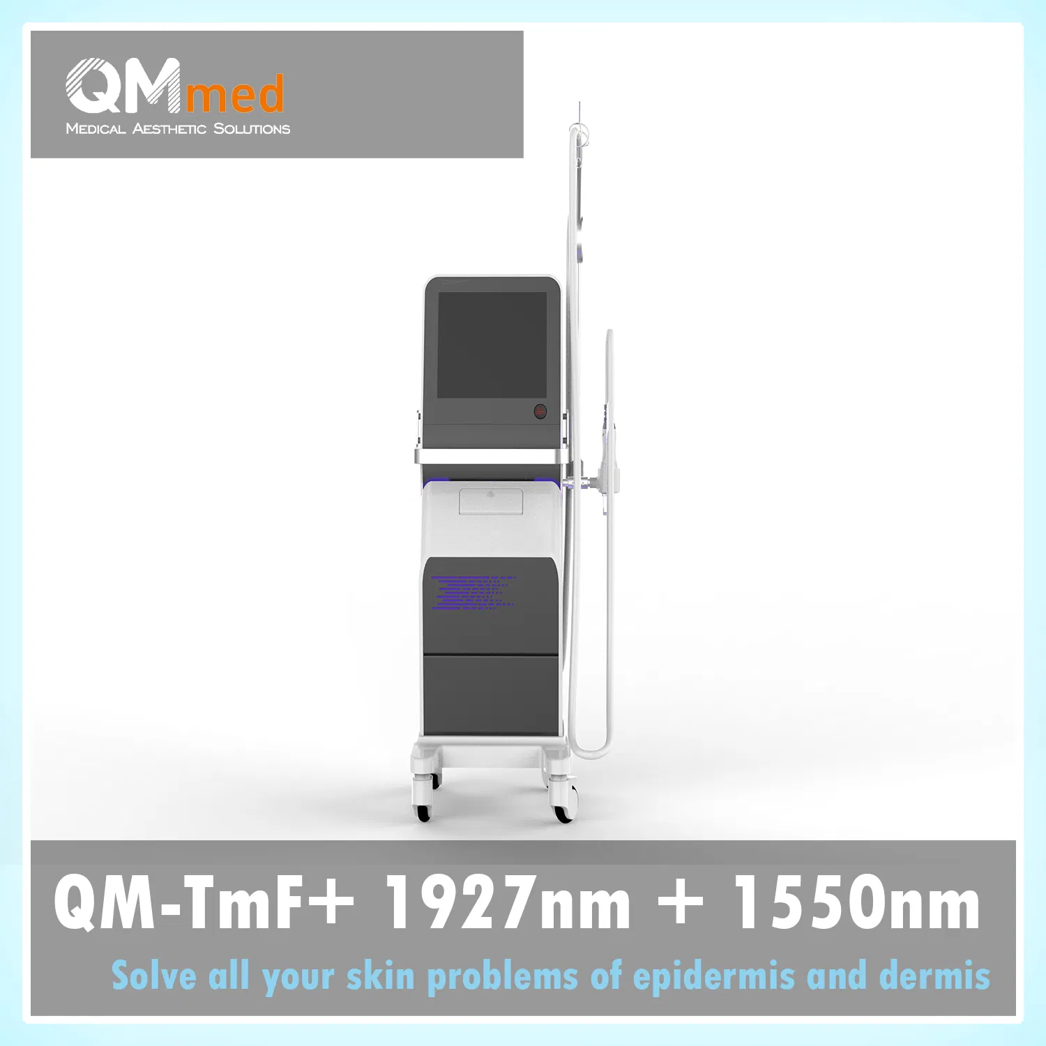 Advanced Smart Dual Wavelength Fractional Laser Skin Rejuvenation System 1927nm/1150nm Comfort Treatment + Pigment Management + Pore Shrinking for Home/Clinic