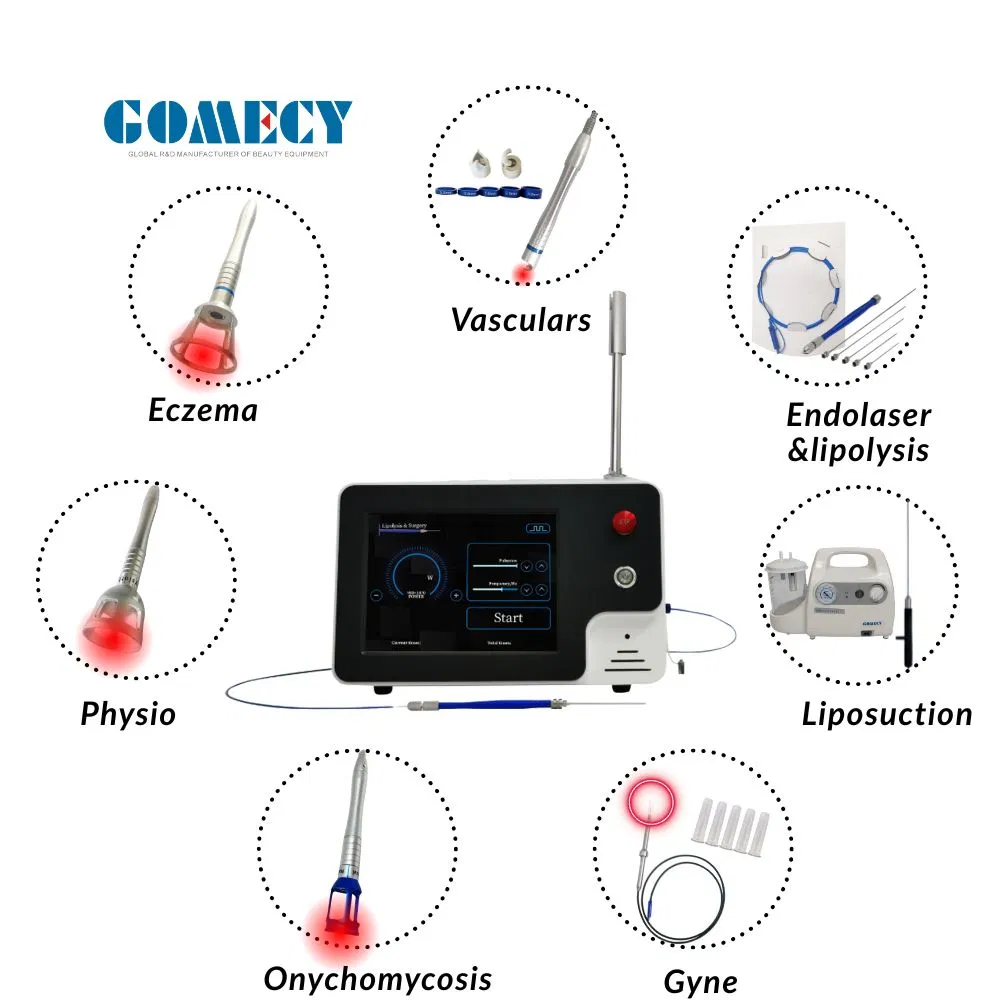 Portable 1470nm 980nm Endolaser Acne Treatment Lipolysis Face Lift Weight Loss Desktop Style Opt Opt Fiber Plddevlt Endolifting