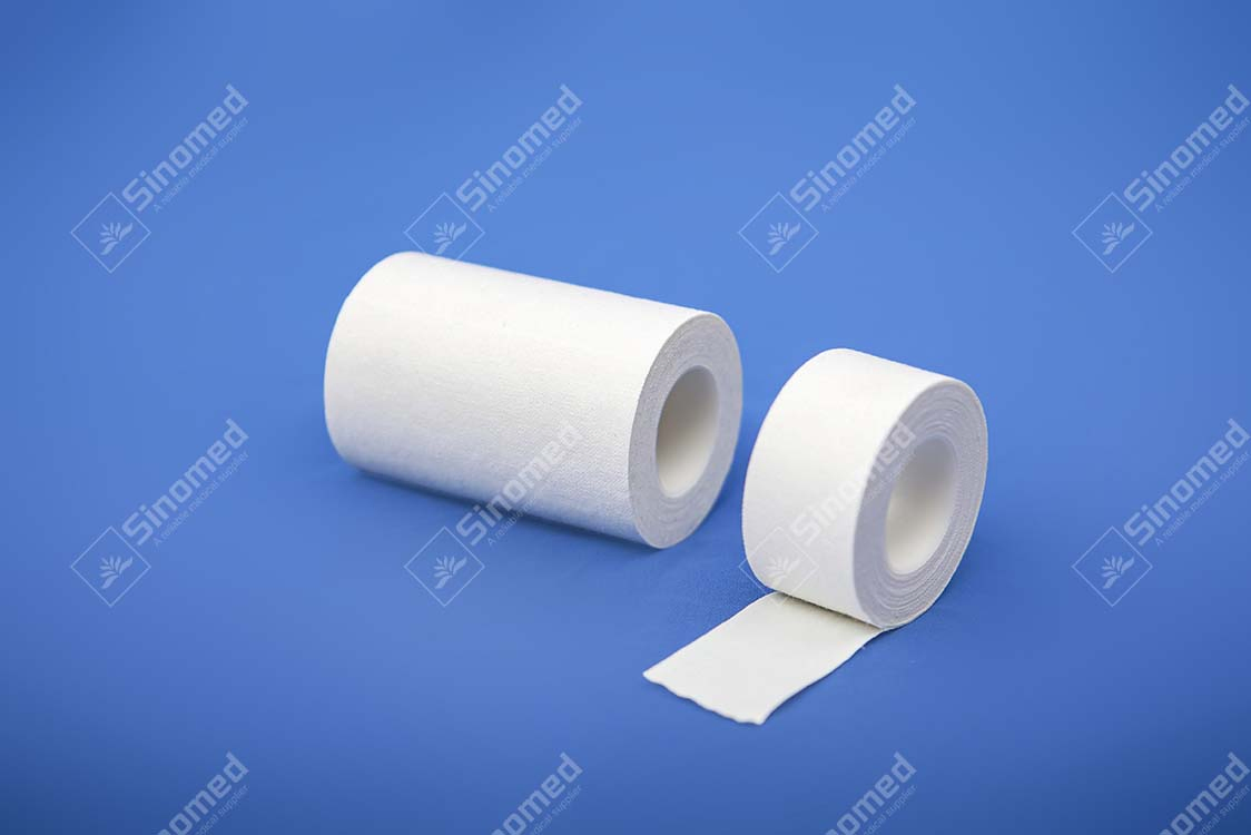 Disposable Adhesive Plaster Spool Plastic Cover Strong Stick Surgical Zinc Oxide Plaster